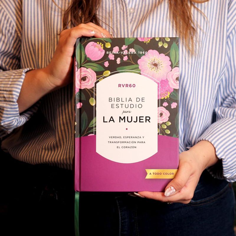 Biblia de estudio para la mujer RVR60  : Verdad, esperanza y transformación para el corazón,  Tapa Dura (Free Shipping)