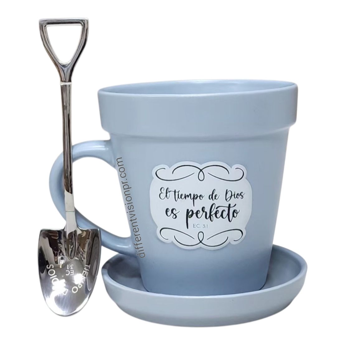 Taza 14 OZ. Colección Sembrador - El tiempo de Dios