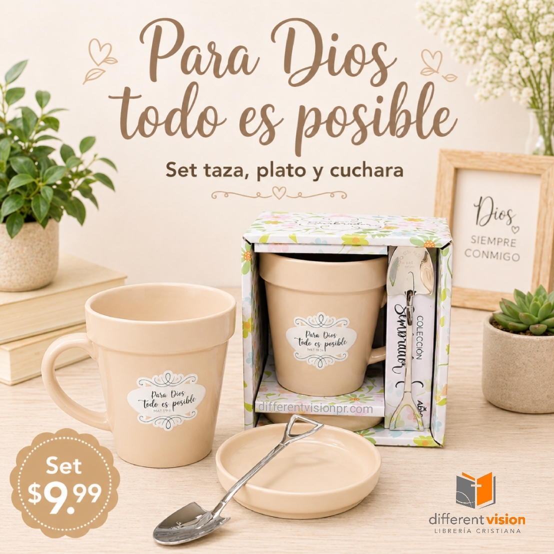 Taza 14 OZ. Colección Sembrador - Para Dios