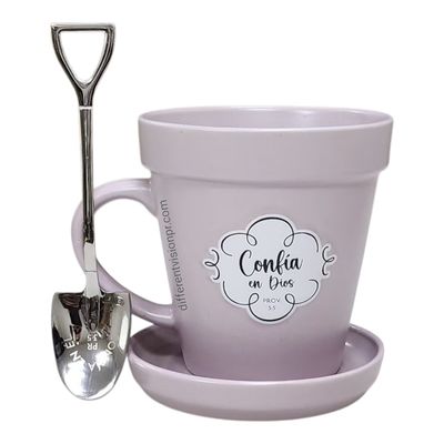 Taza 14 OZ. Colección Sembrador - Confia en Dios