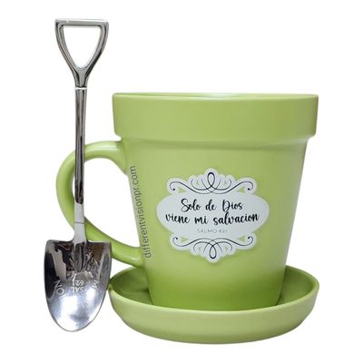 Taza 14 OZ. Colección Sembrador - Solo de Dios