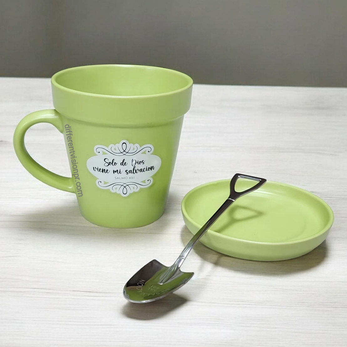 Taza 14 OZ. Colección Sembrador - Solo de Dios