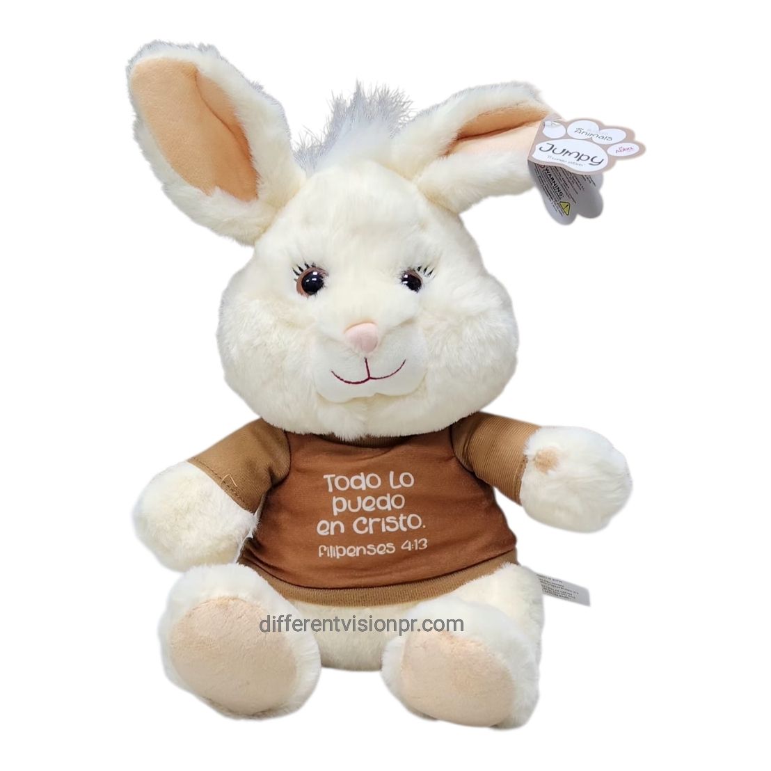 Peluche Blessing Animals - Jumpy el conejo saltarin