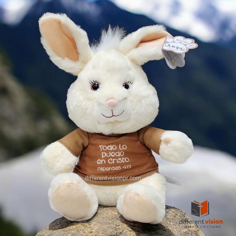 Peluche Blessing Animals - Jumpy el conejo saltarin