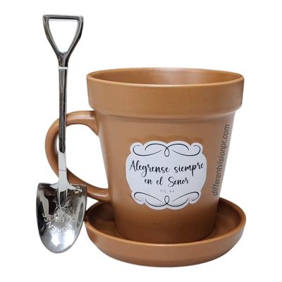 Taza 14 OZ. Colección Sembrador - Alegrense siempre