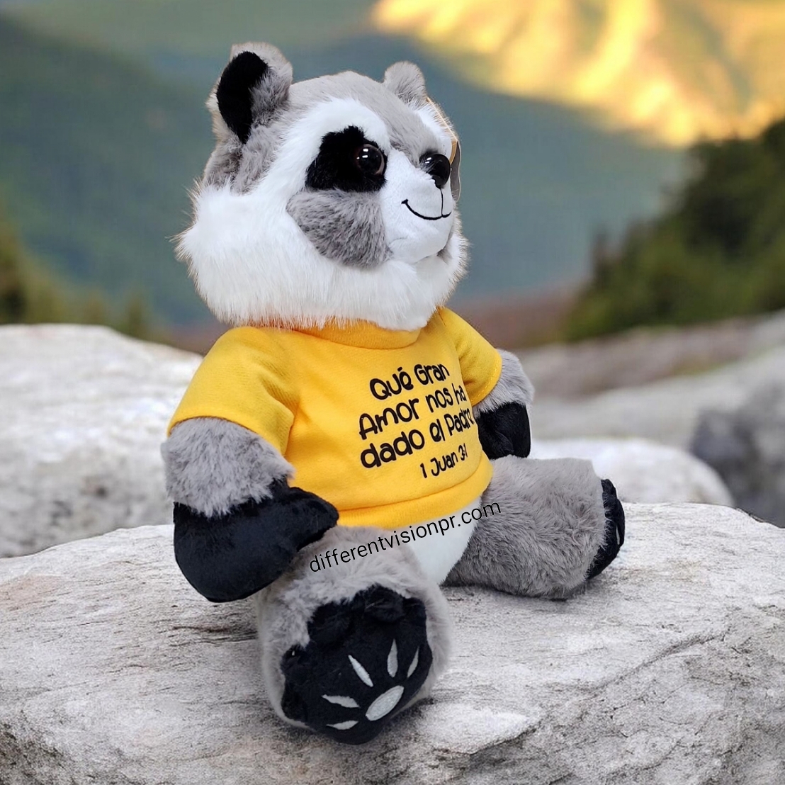 Peluche Blessing Animals - Rocky el mapache risueño