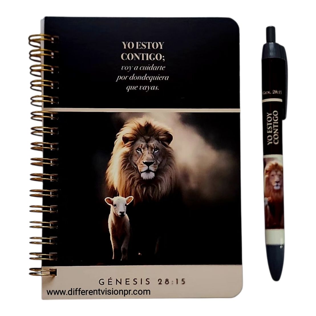 Pack libreta anillas con bolígrafo. (Yo estoy Contigo)