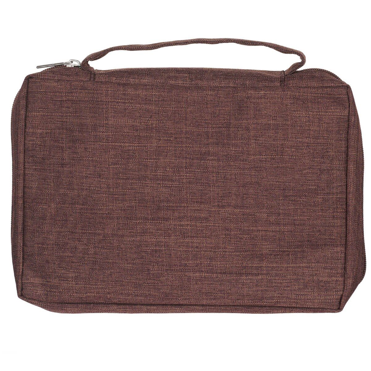 Cover de lona para la Biblia  Extra Grande Marron (para hombres y mujeres)