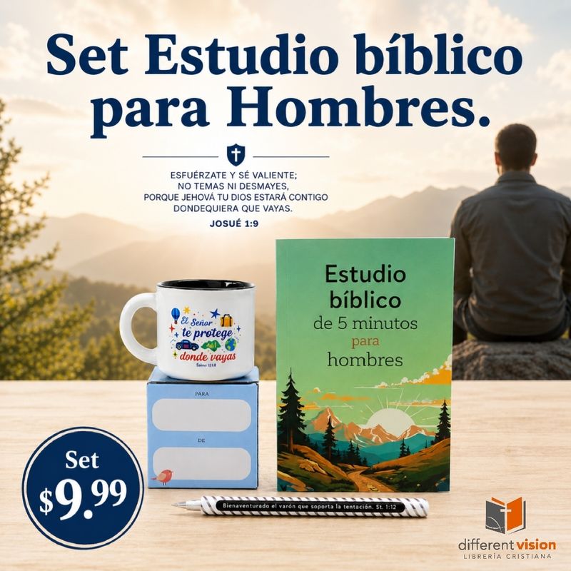 Set de Taza, bolígrafo y devocional - Bienaventurado el Varón Set de Taza, bolígrafo y devocional - Bienaventurado el Varón