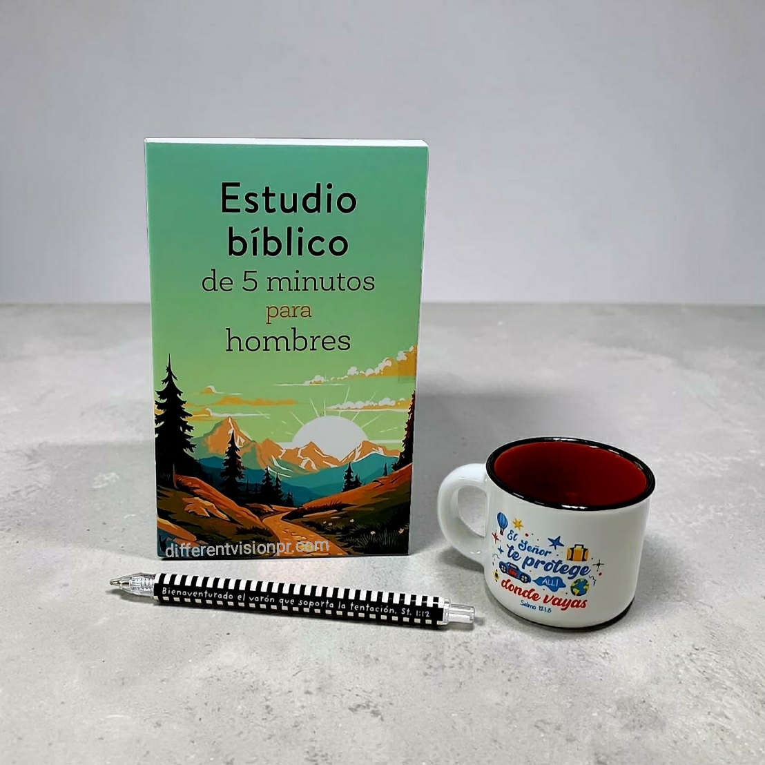 Set de Taza, bolígrafo y devocional - Bienaventurado el Varón