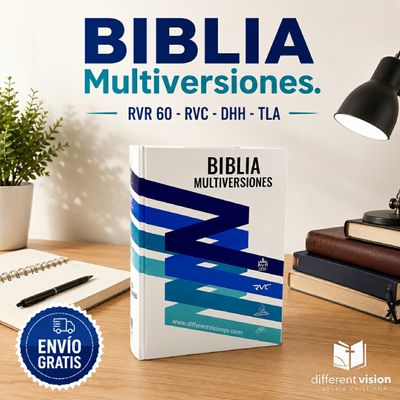 Biblia Multiversiones (4 En 1) RV60, RVC, DHH, TLA (Free Shipping)