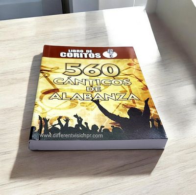 Libro de Coritos 560 Cánticos de Alabanza