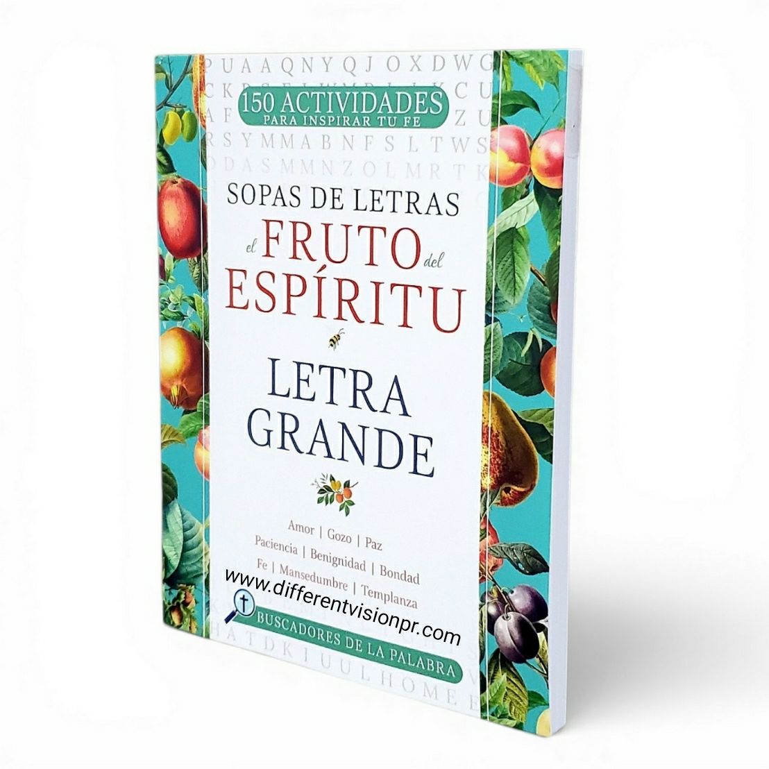 El fruto del Espíritu: Letra grande (Sopa de Letras)