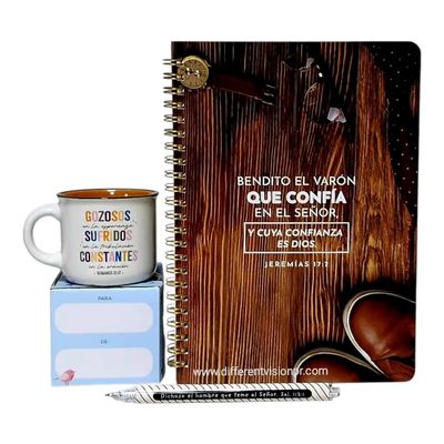 Pack, taza, libreta con bolígrafo ( Bendito el varón)