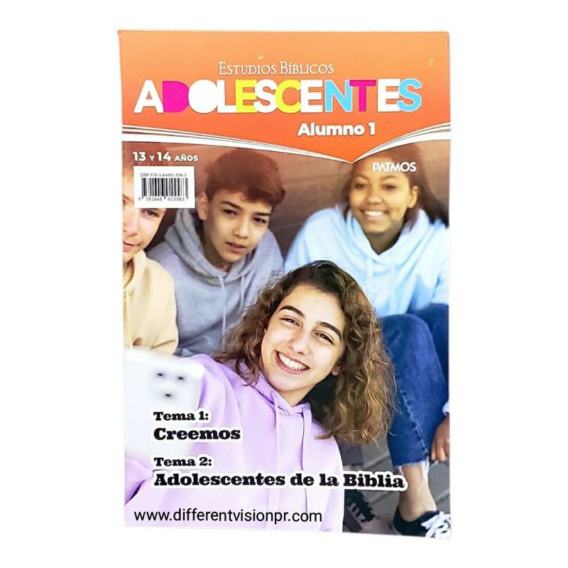 Estudios Bíblicos Adolecentes (13 a 14 años) Alumno 1: Tema 1 y 2 Estudios Bíblicos Adolecentes (13 a 14 años) Alumno 1: Tema 1 y 2