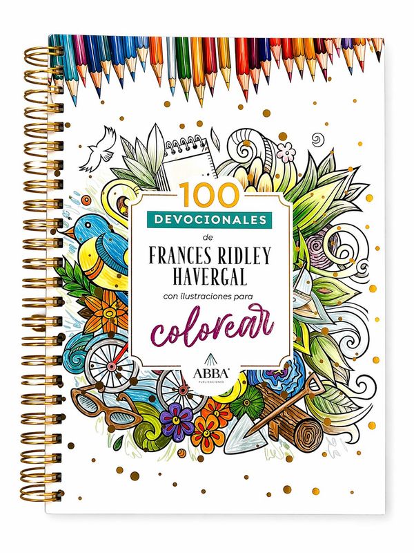 100 Devocionales para colorear: Francis Ridley Havergal (Free Shipping)