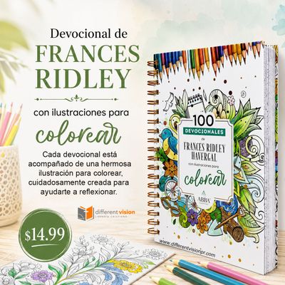 100 Devocionales para colorear: Francis Ridley Havergal (Free Shipping)