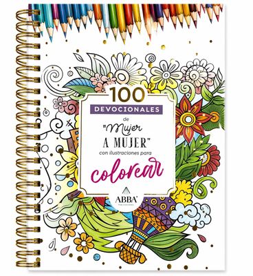 100 Devocionales para colorear: De Mujer a Mujer (Free Shiping)