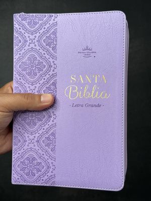 Biblia RV60, Lila con cierre (Free Shipping)