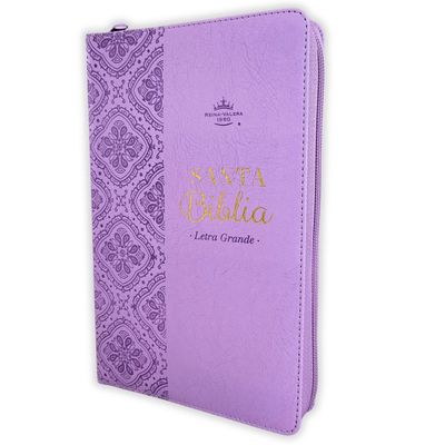 Biblia RV60, Lila con cierre (Free Shipping)