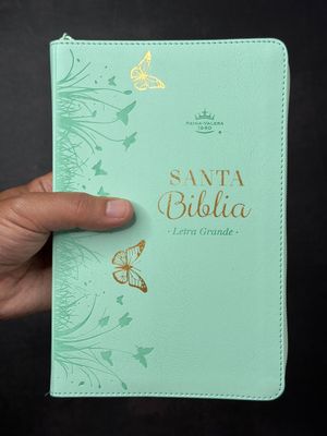 Biblia RV60, Verde Menta con cierre (Free Shipping)