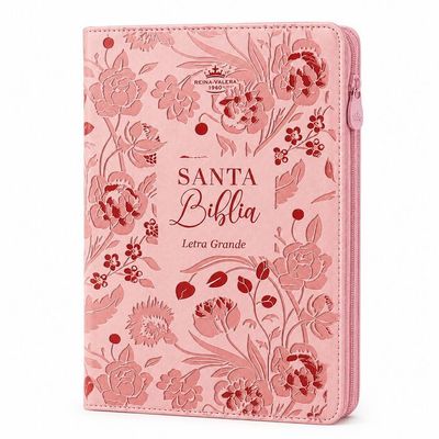 Biblia RV60, Rosa Floral con cierre (Free Shipping) Biblia RV60, Rosa Floral con cierre (Free Shipping)