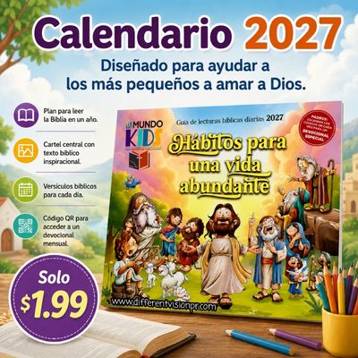 Calendario 2027 Infantil:  Hábitos para una vida abundante
