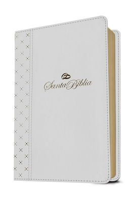 Biblia manual NTV, letra grande con Filament SentiPiel, Blanco (Free Shipping)