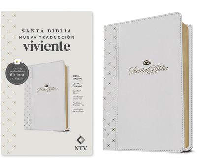 Biblia manual NTV, letra grande con Filament SentiPiel, Blanco (Free Shipping) Biblia manual NTV, letra grande con Filament SentiPiel, Blanco (Free Shipping)