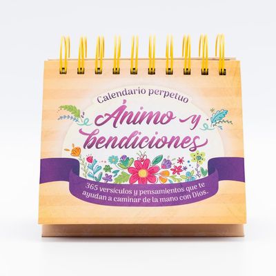 Calendario perpetuo bíblicos Ánimo y Bendiciones