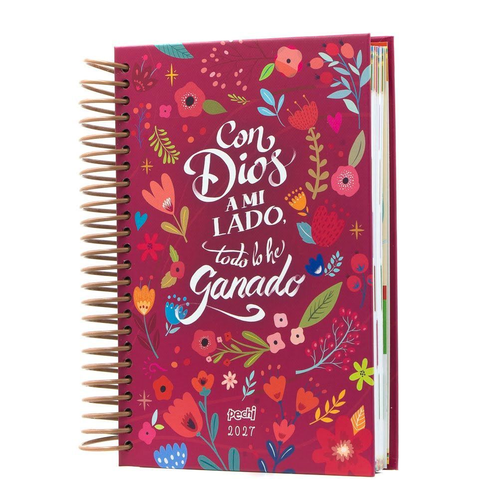 Agenda 2027 Tapa dura con argollas - Todo ganado (Free Shipping)