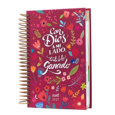 Agenda 2027 Tapa dura con argollas - Todo ganado (Free Shipping)