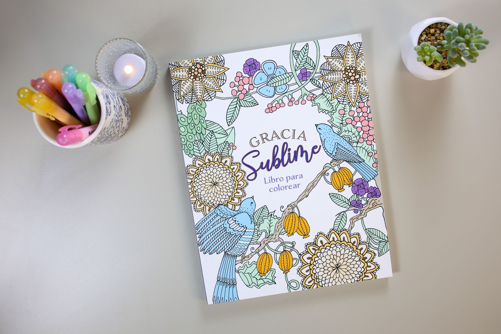 Gracia Sublime - Libro para colorear