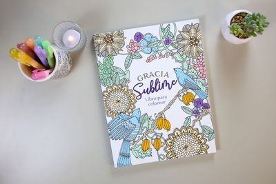 Gracia Sublime - Libro para colorear