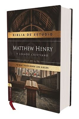 Biblia RVR60 de estudio Matthew Henry y legado cristiano  Tapa Dura (Free Shipping)