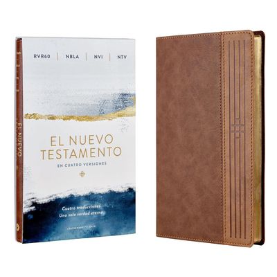 El Nuevo Testamento en cuatro versiones, (RVR60, NBLA, NVI, NTV), Leathersoft, Café: Cuatro traducciones (Free Shipping) El Nuevo Testamento en cuatro versiones, (RVR60, NBLA, NVI, NTV), Leathersoft, Café: Cuatro traducciones (Free Shipping)