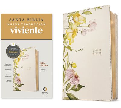 Biblia NTV ultrafina con Filament Jardín floral (Free Shipping)