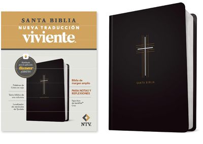 Biblia NTV de margen amplio Tapa dura Cruz (Free Shipping)