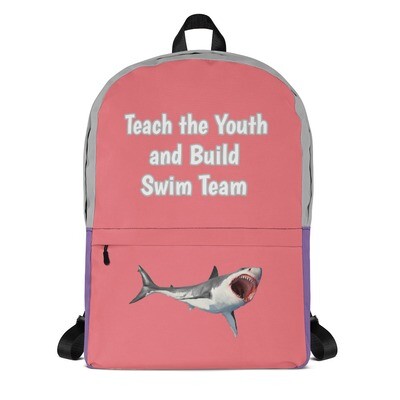 Shark Team Backpack (Pink)