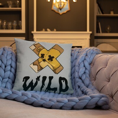 Basic Pillow (Gray - Wild Bear)