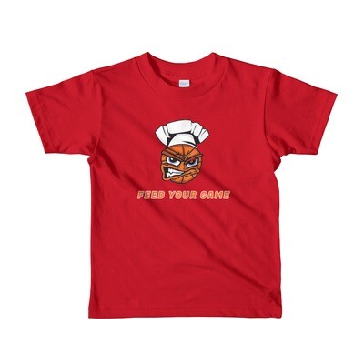 Feed Your Game Kids T-shirt (Orange/White)