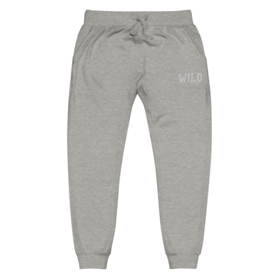 Premium Unisex fleece sweatpants (White)