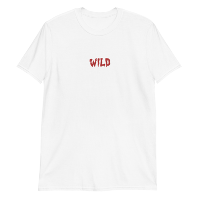Embroidered Unisex T-Shirt (Red Wild)