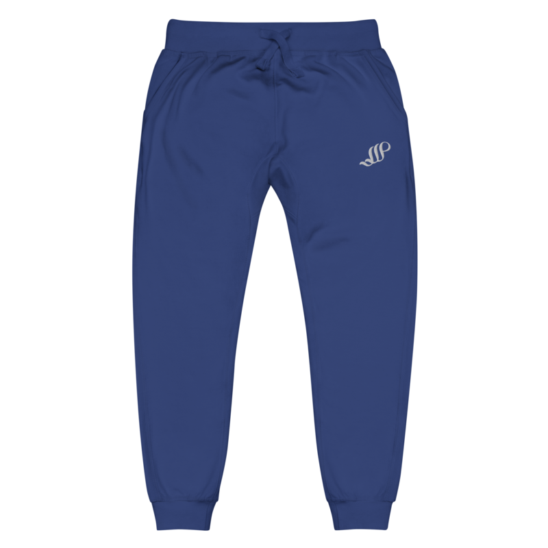 Unisex Fleece Sweatpants (White)