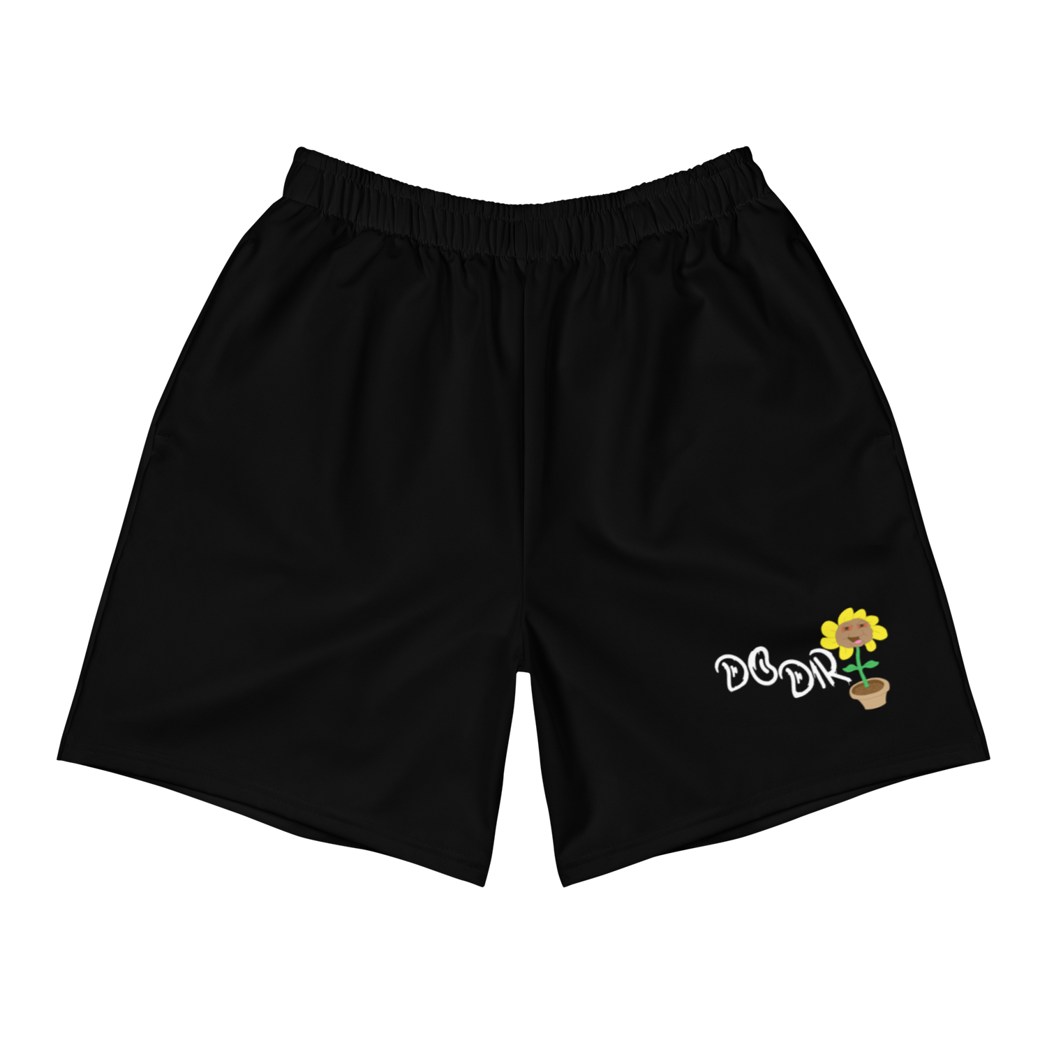 Men&#39;s Athletic Shorts (Black/White)