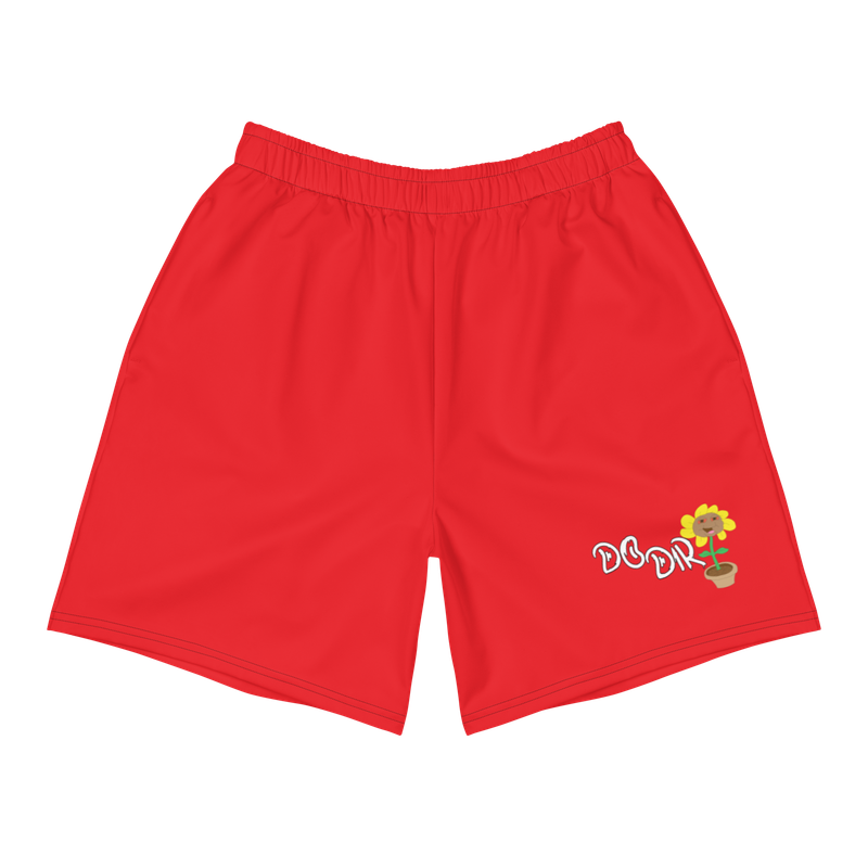 Men&#39;s Athletic Shorts (Red/White)