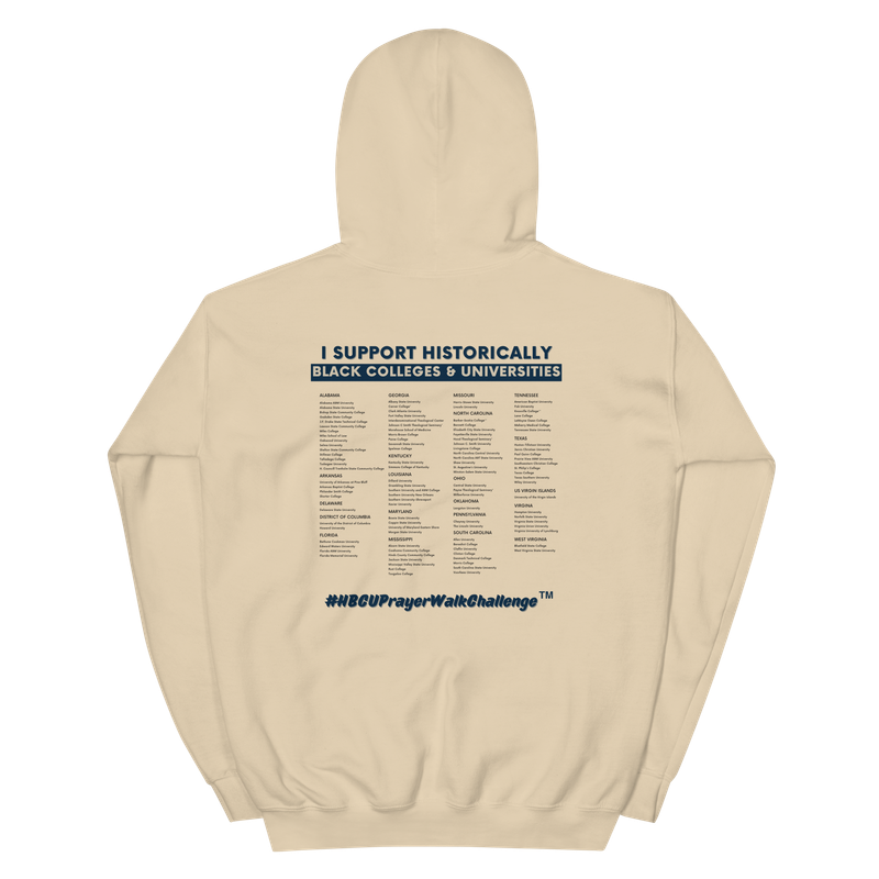 All HBCU’s - Prayer Walk Hoodie (Tan)