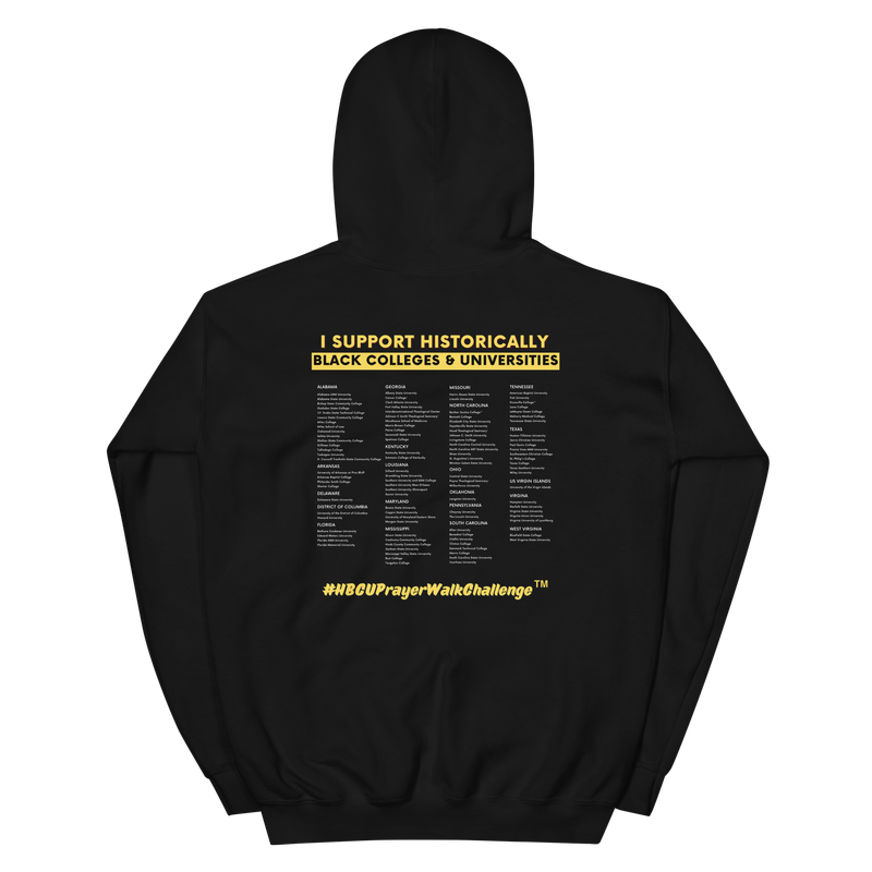 All HBCU’s - Prayer Walk Hoodies (Black)