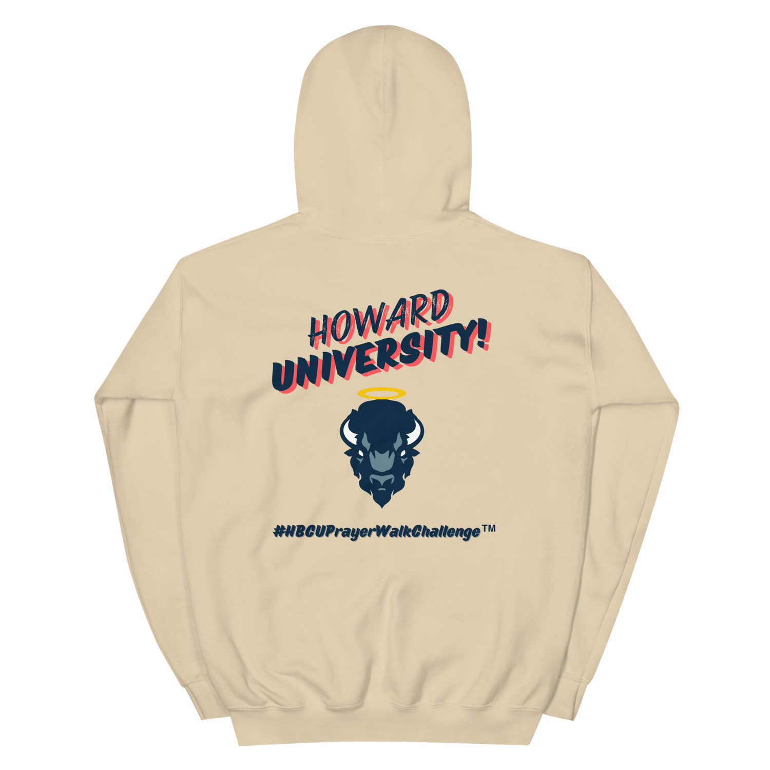 Howard - HBCU Prayer Walk Hoodie (Tan)