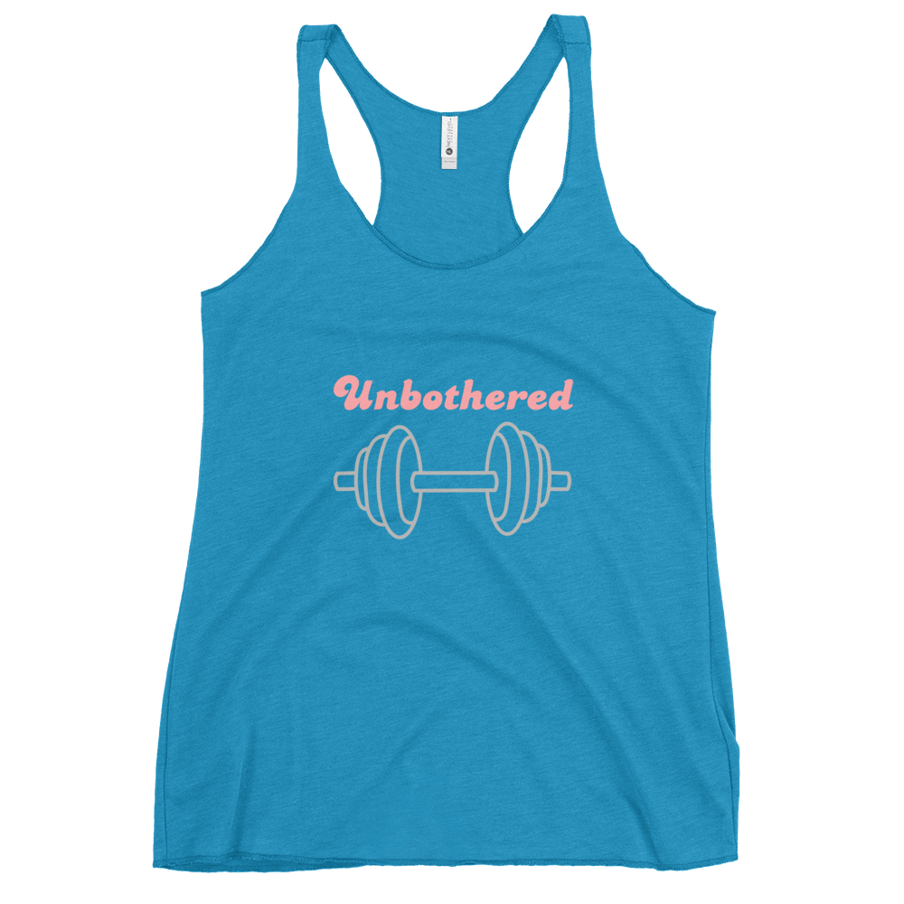 Women&#39;s Racerback Tank - Unbothered (pink)